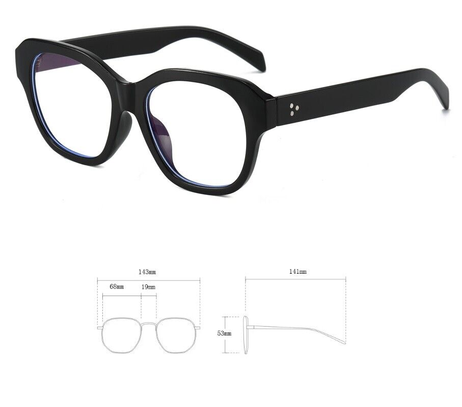 Retro Cat Eye Blue Light Blocking Glasses - Stylish Vintage-Inspired Eyewear