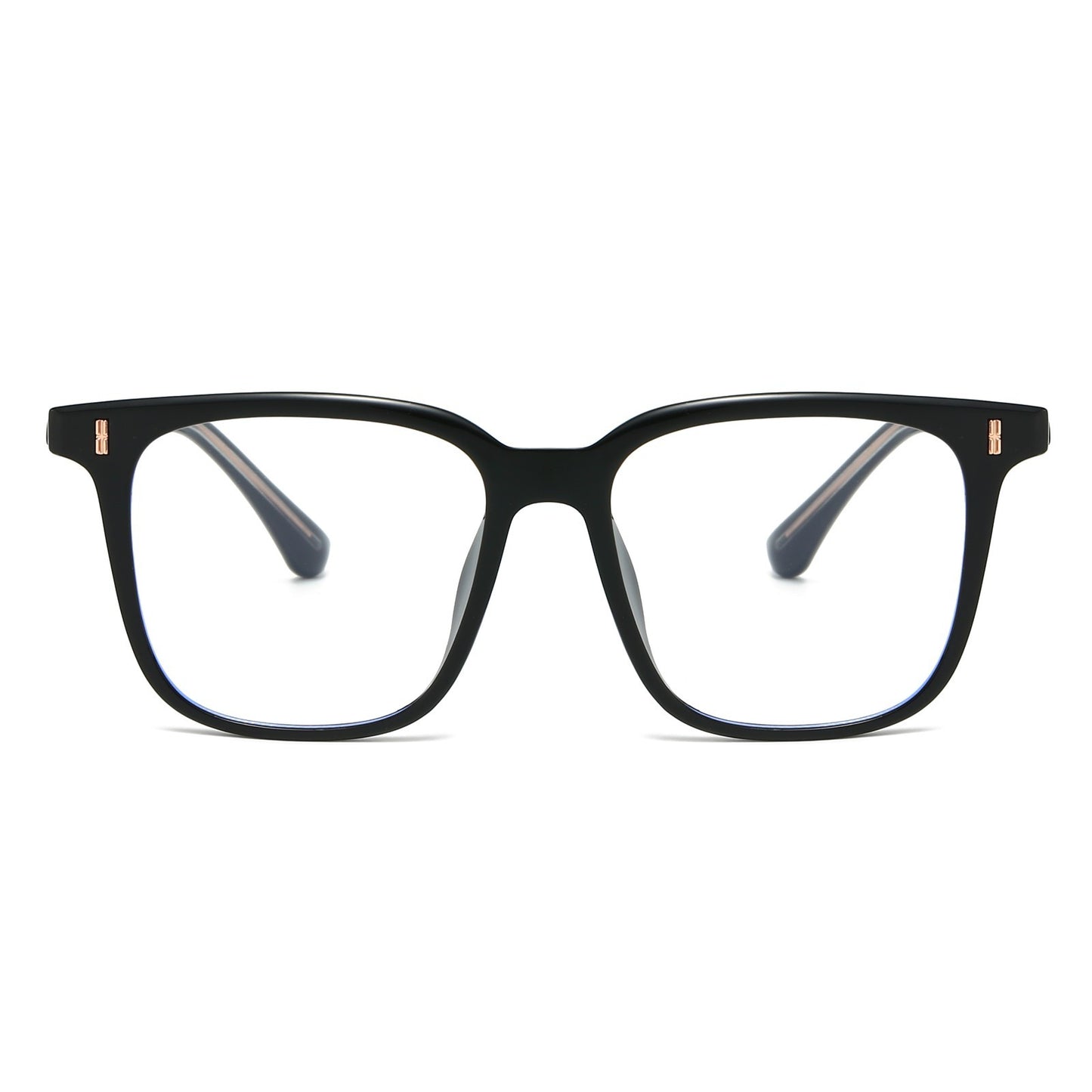 Unisex Modern Square Frame Glasses – Anti Blue Light for Gaming & Work