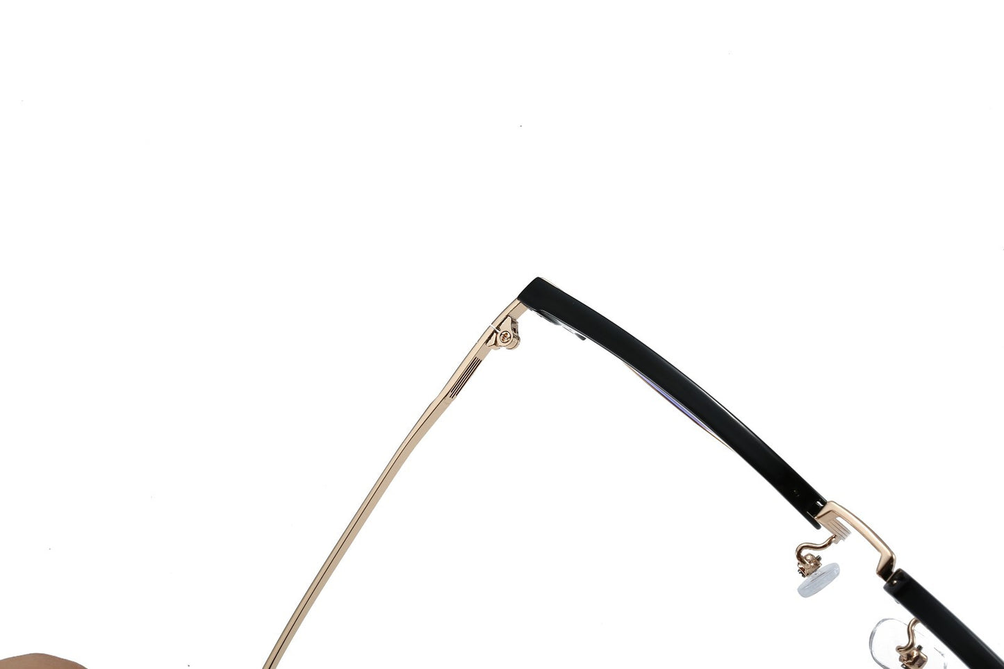 Unisex Classic Metal Square Glasses Anti Blue Light Lenses for Screen Protection