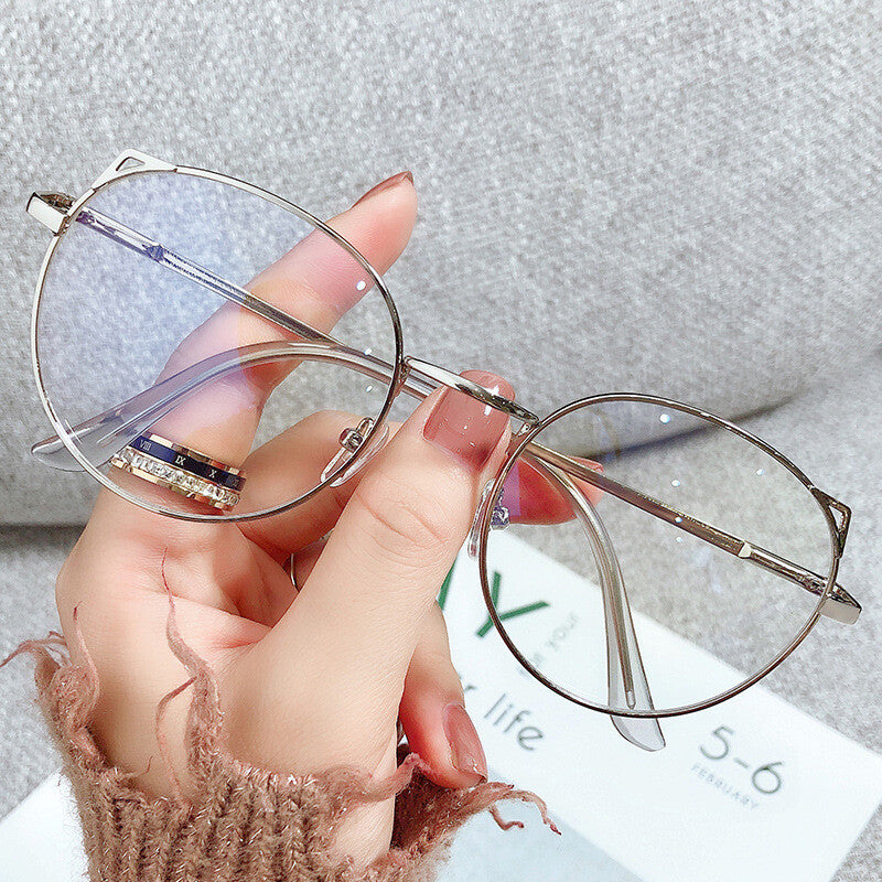 Cat Eye Glasses Eyeglasses For Women Retro Anti Blue Light Eyewear