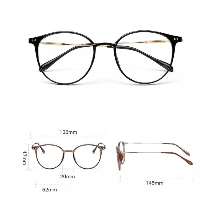 Fashion Glasses Classic Unisex Blue Light Blocking Eyeglasses Frames UK