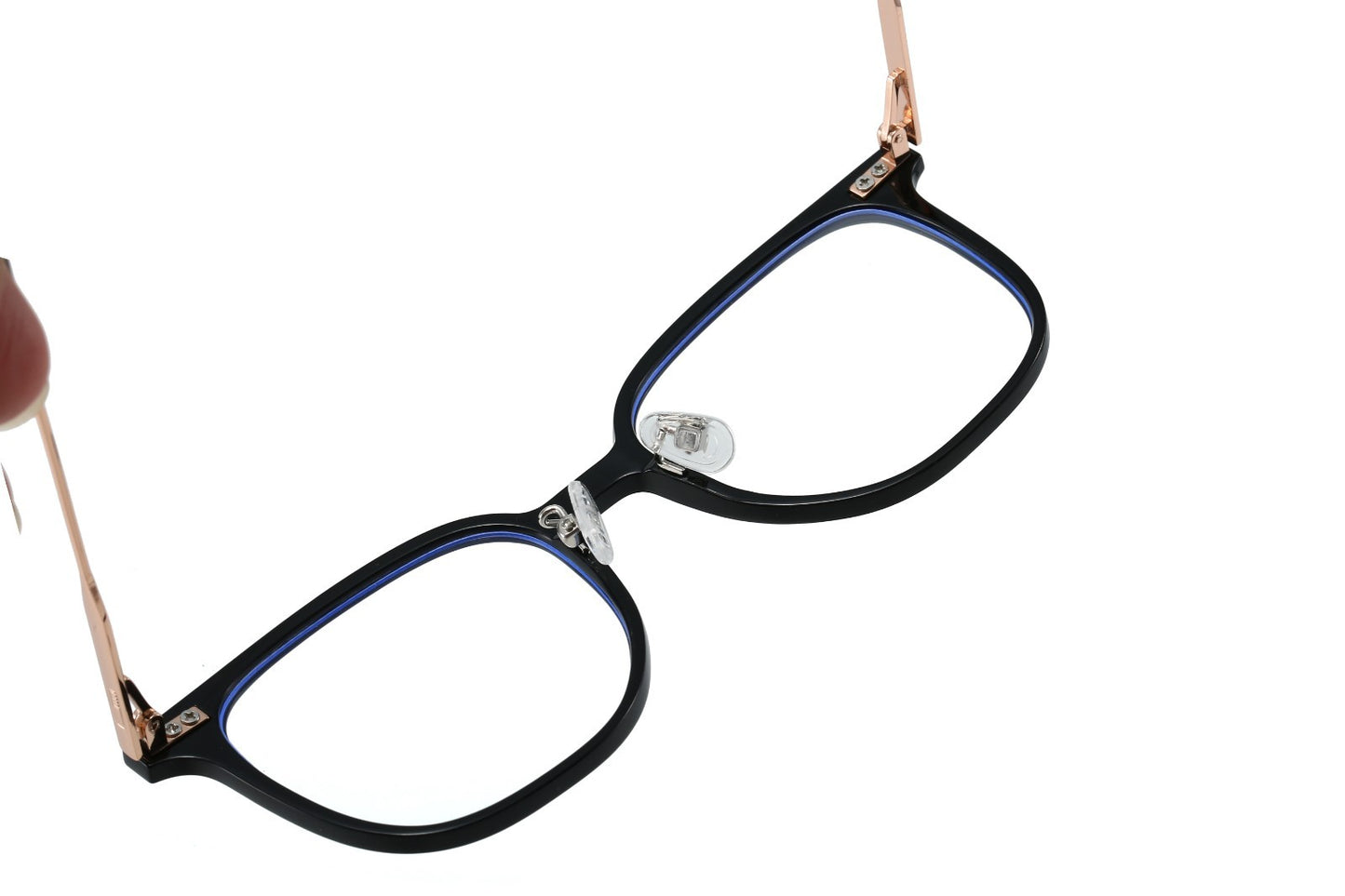 Black Round Unisex Blue Light Blocking Glasses