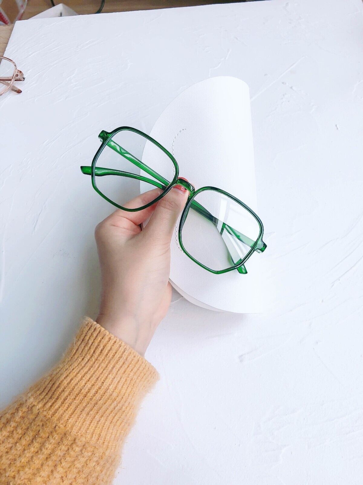 Large Oversized New Fashion Instagram TikTok Trend Polygon Glasses Unisex UK