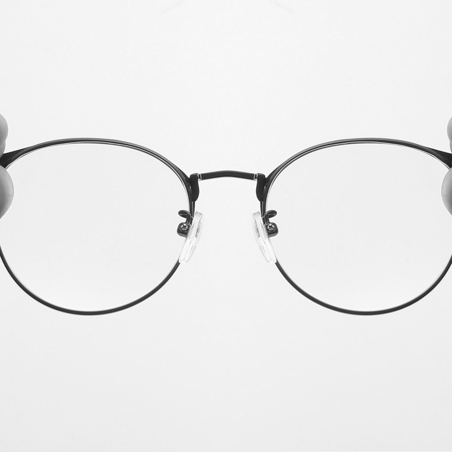 Unisex Round Metal Frame Clear lens Retro Geek Glasses