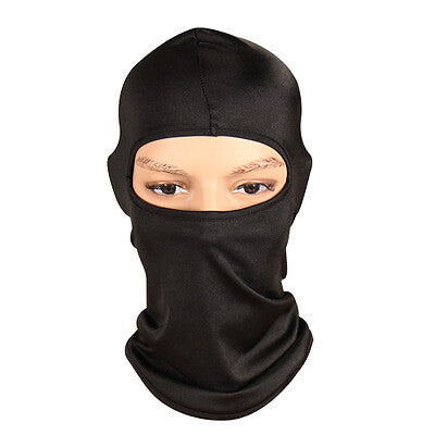 Balaclava Full Face Mask Men Women Cycling Ski Winter Warm Neck Black Motorbike