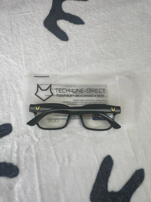 Hot Fashion Mens Womens Retro Clear Lens Glasses Frame Eyewear Unisex - Black