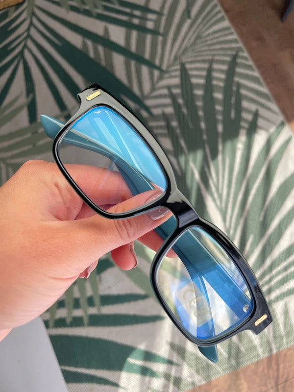 Hot Fashion Mens Womens Retro Clear Lens Glasses Frame Eyewear Unisex - Black
