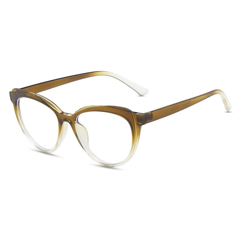 Women Computer Cat Eye Style Fashion Glasses Clear Lens Glasses Frames UK
