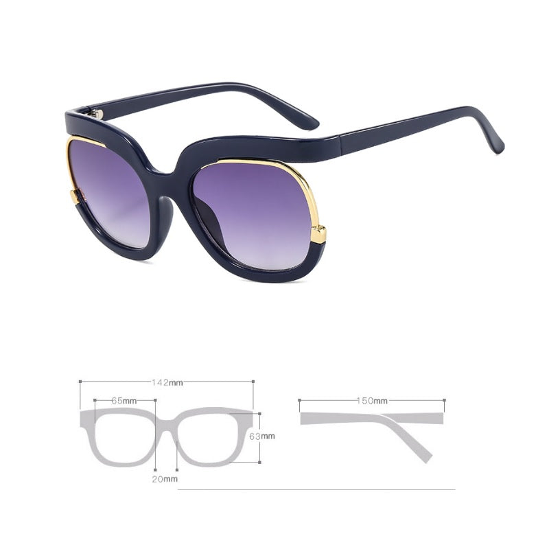 Fashion Large Frame Women’s Ladies UV400 Elegant Shades Oversized Sunglasses UK