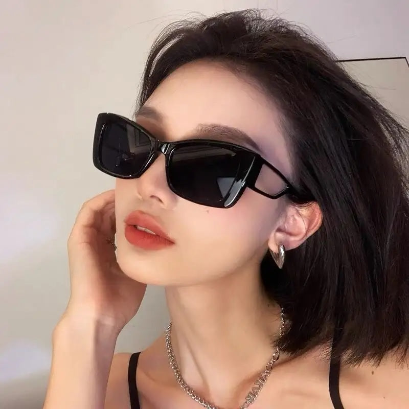Fashion Hollow Design Cat Eye Sun Glasses