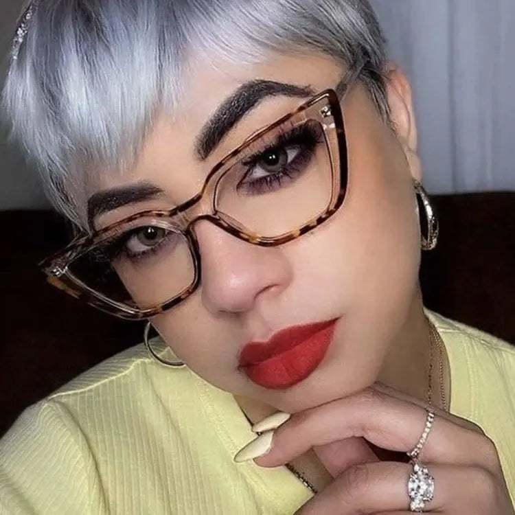 Women Cat Eye Computer Anti Blue Glasses Classic Fashion Hot Style Eyewear