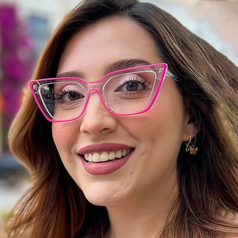 Women Cat Eye Computer Anti Blue Glasses Classic Fashion Hot Style Eyewear
