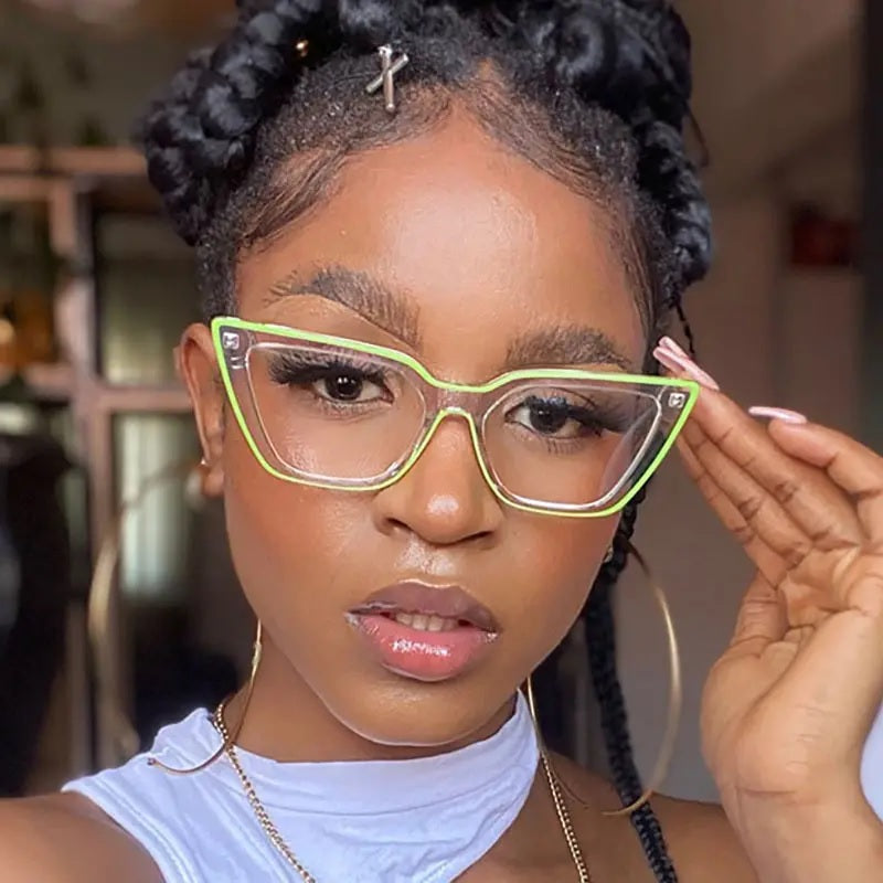 Women Cat Eye Computer Anti Blue Glasses Classic Fashion Hot Style Eyewear