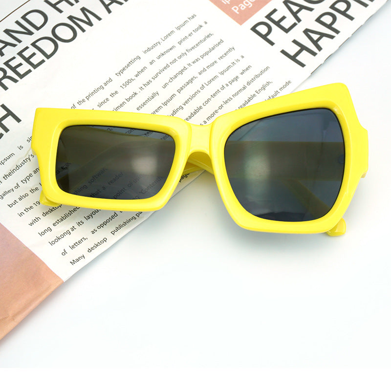 Fashion Oversized Y2K Square Sunglasses Retro Mens Women Hip Hop Shades Glasses