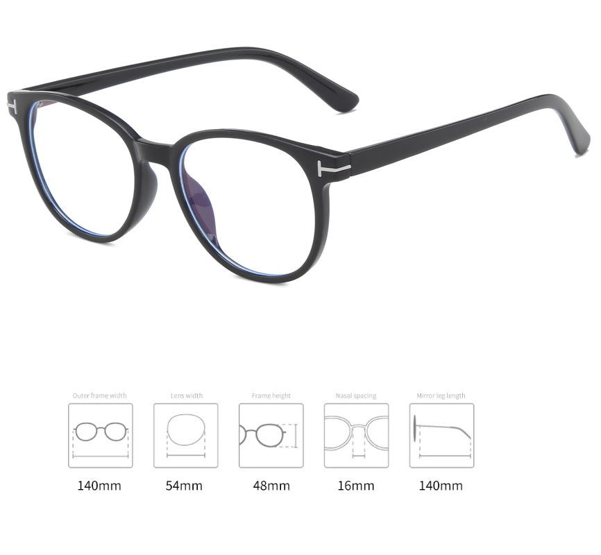 Eyeglasses Frames Retro Computer Clear Lens Eyewear Men/Women Fashion Glasses UK