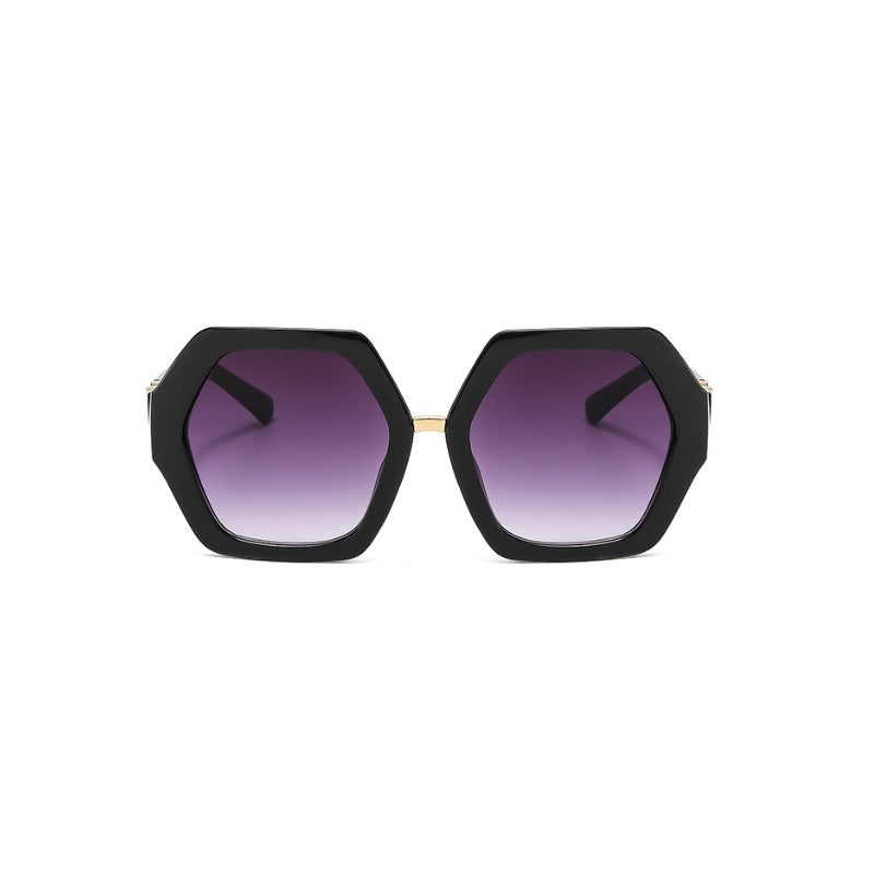 Oversized Sunglasses Womens Square Flat Top Large Black Luxury Ladies Big UV400