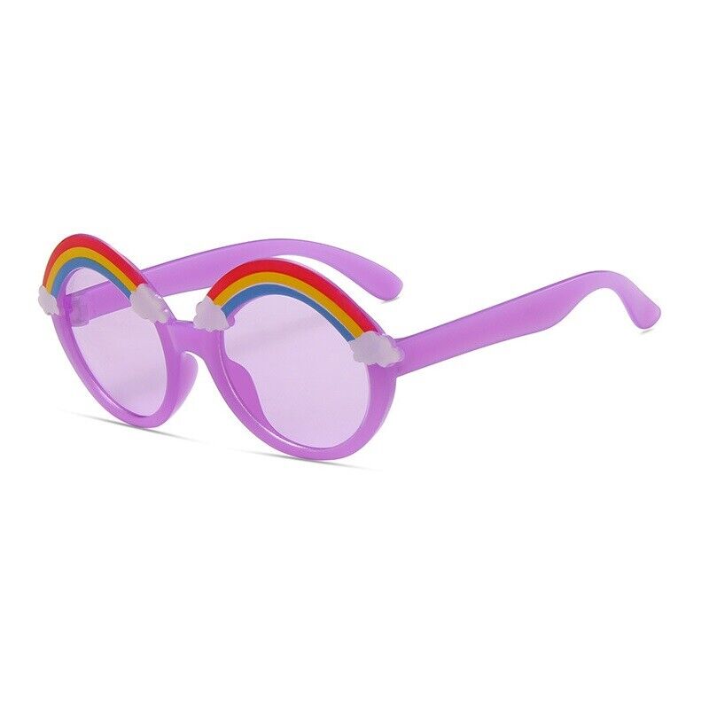 Kids Sunglasses Round Frame Sunglasses Rainbow Sunglasses UV 400 Protection