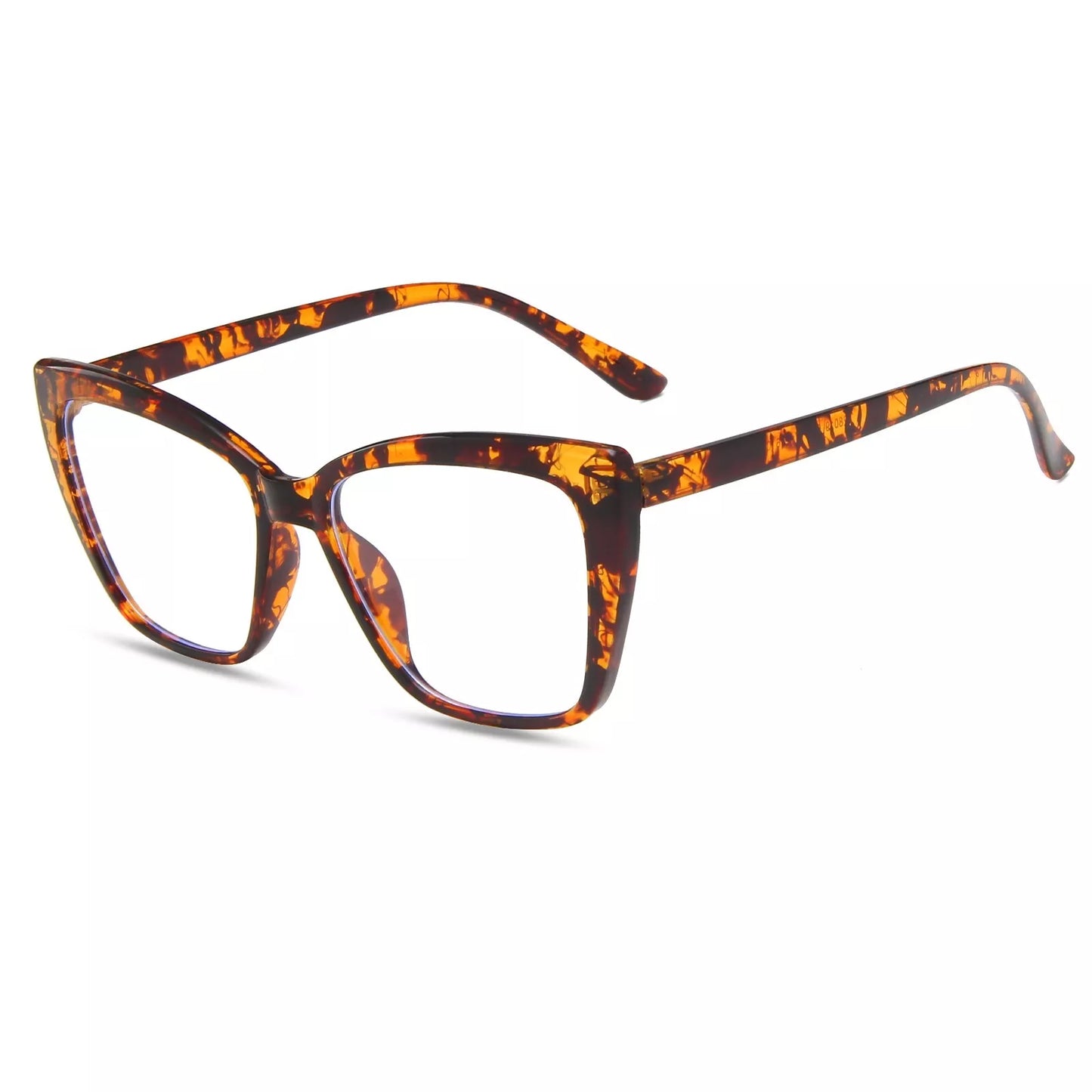 Cat Eye Frame  Anti Blue light Filter Lens Glasses For Womens