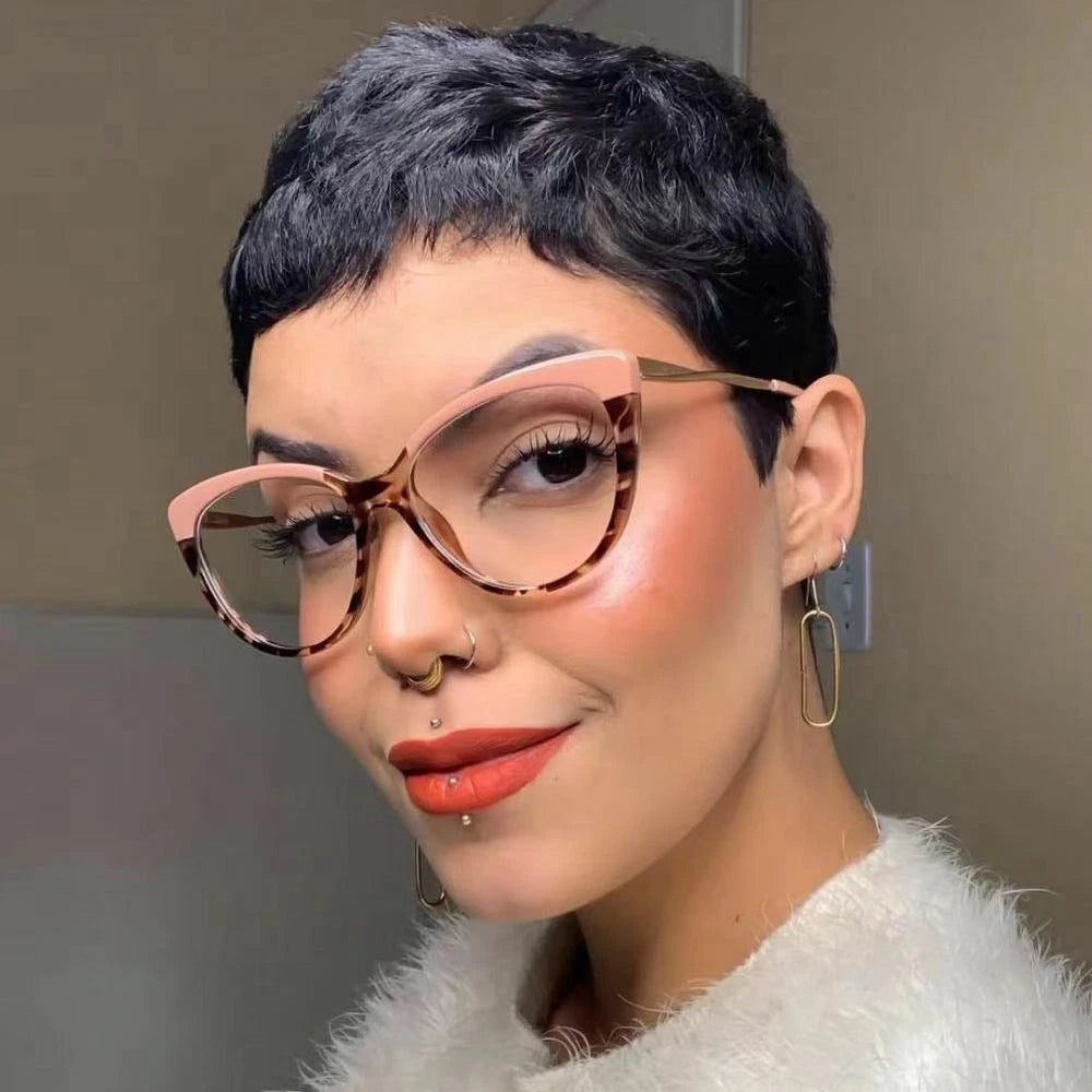 High Quality Retro Vintage Cat Eye Glasses Anti Blue Light Blocking Eyeglasses