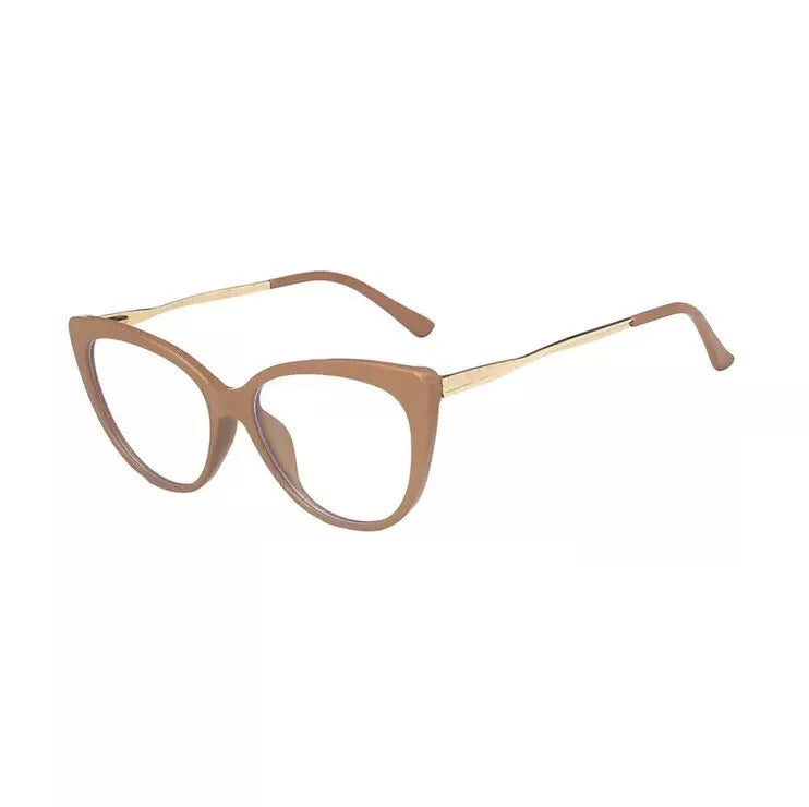 High Quality Retro Vintage Cat Eye Glasses Anti Blue Light Blocking Eyeglasses