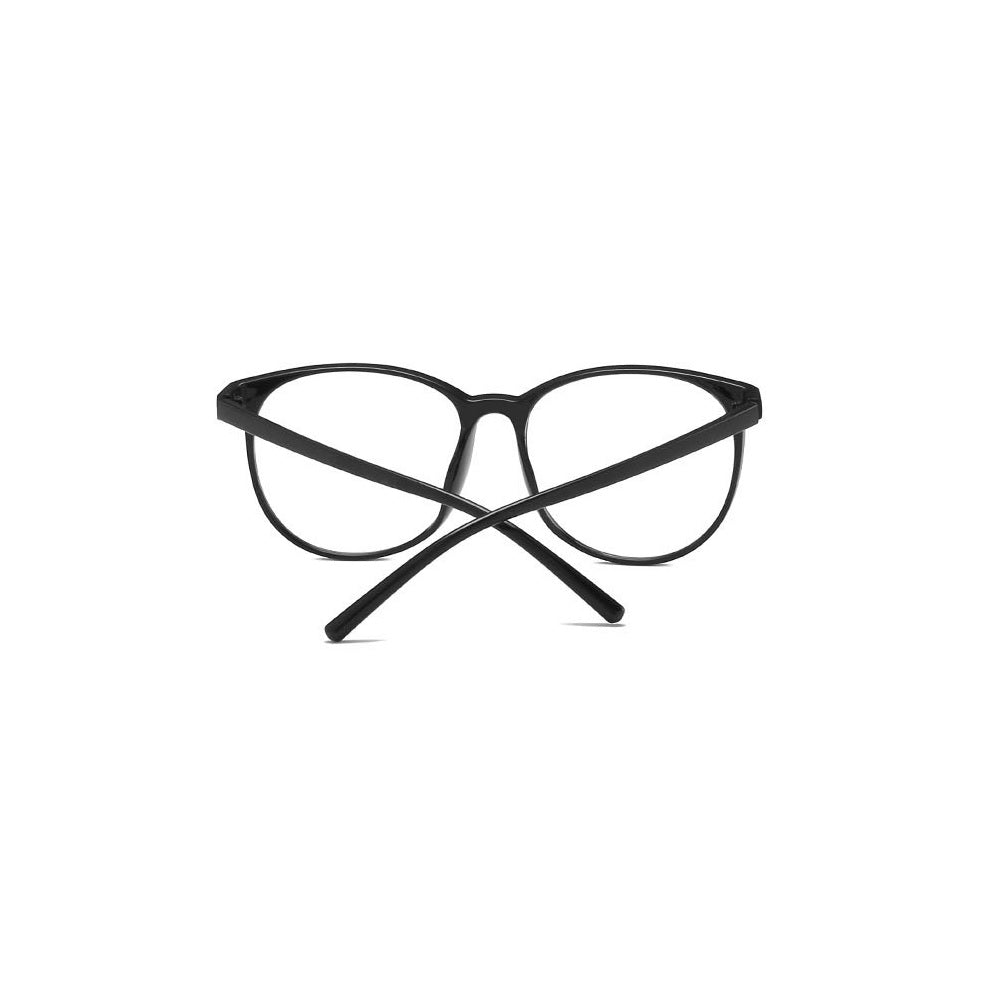 Crystal Plain Glass Light Round Transparent Glasses Frame For Men/Women