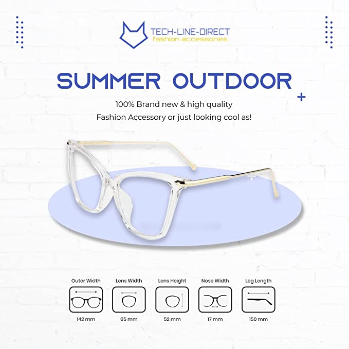 Women Beauty Oversized Cat Eye Glasses Clear Lense Hot Eyewear Eyeglasses All Colours