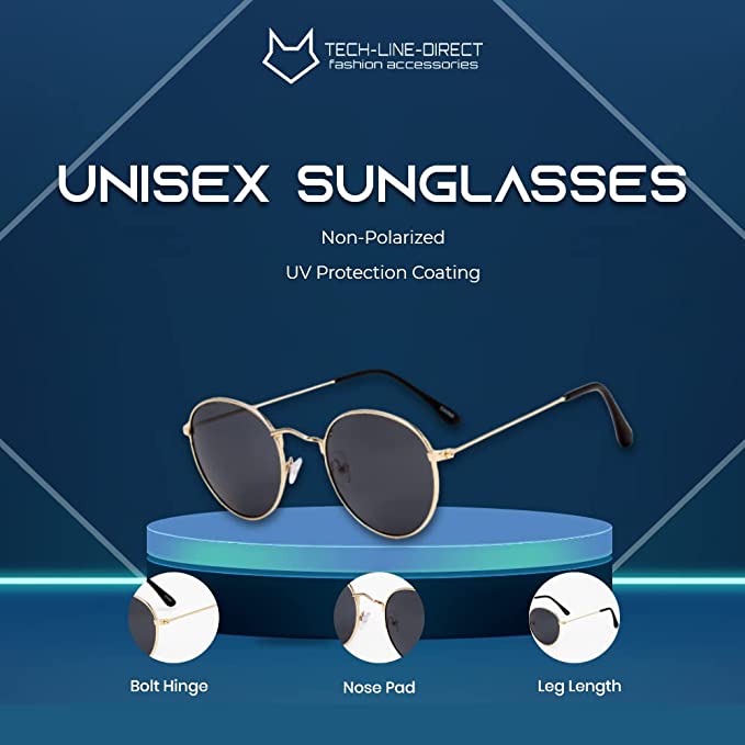 Sunglasses Women Round Glasses Metal Small Frame Eyeglasses