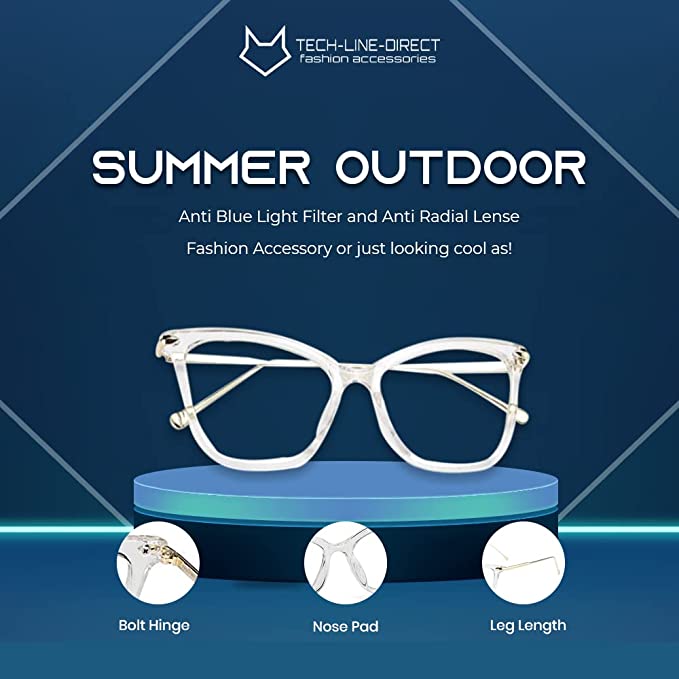 Women Beauty Oversized Cat Eye Glasses Clear Lense Hot Eyewear Eyeglasses All Colours