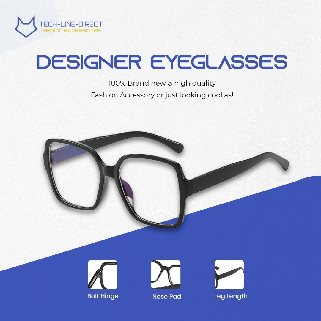 Style Goggles Women Oversized Square Glasses Frames Men 2023