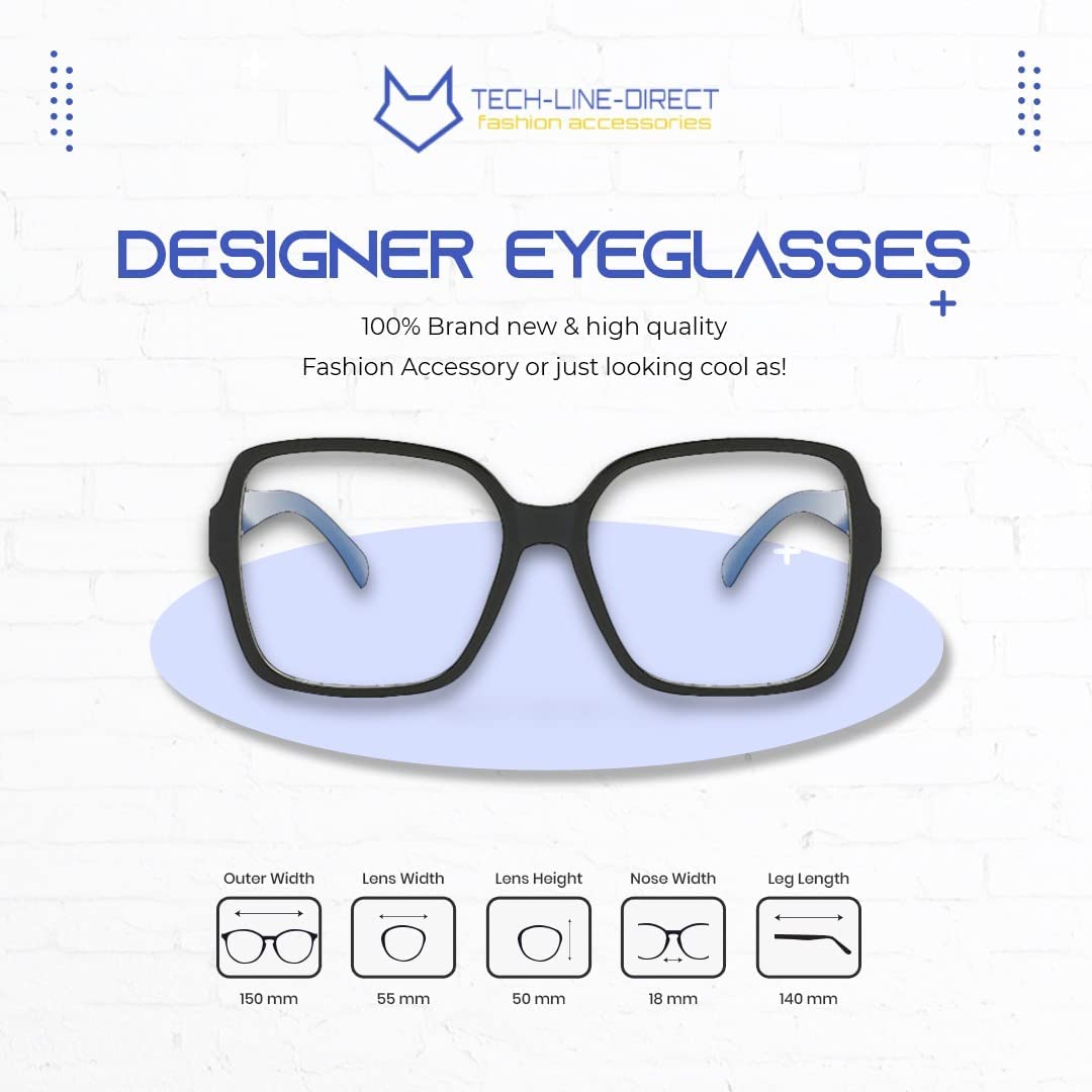 Style Goggles Women Oversized Square Glasses Frames Men 2023