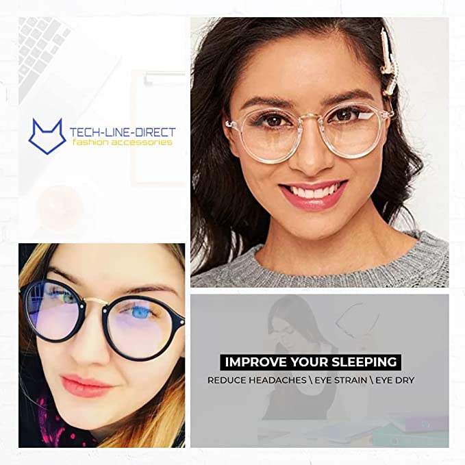 Fashion Oval Round Clear Lens Glasses Vintage Geek Nerd Retro Style Metal For Womens/Men