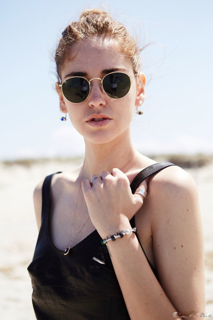Sunglasses Women Round Glasses Metal Small Frame Eyeglasses