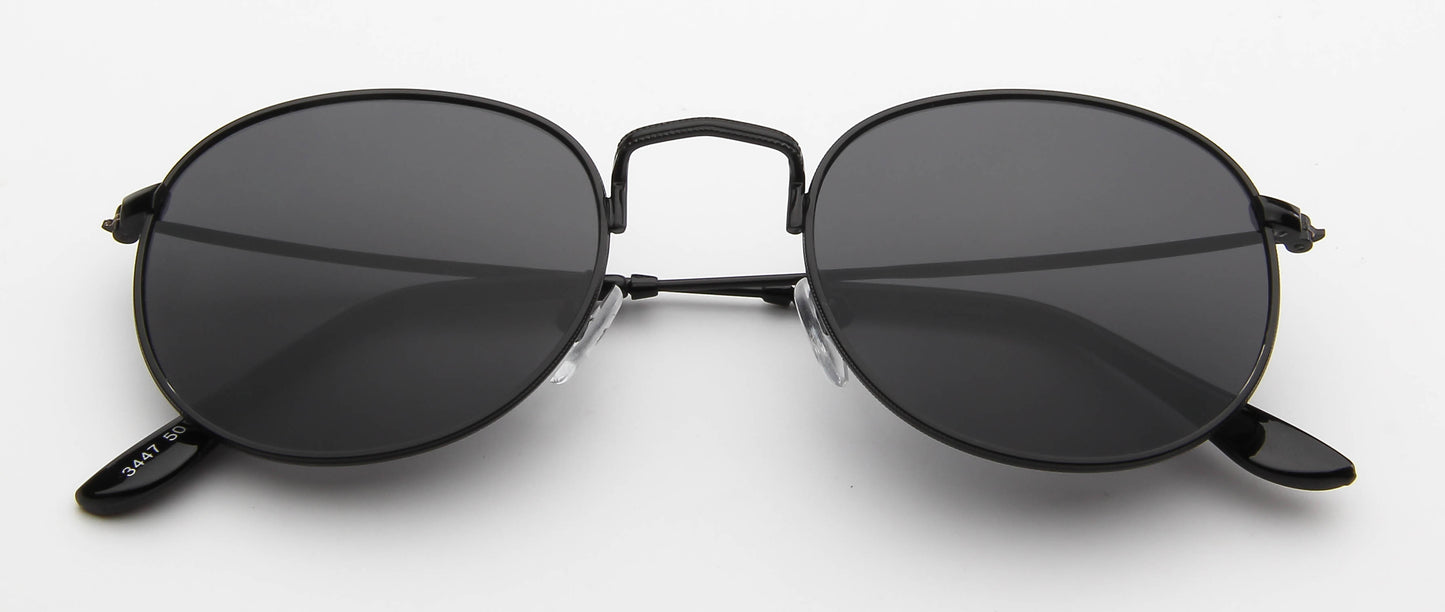 Sunglasses Women Round Glasses Metal Small Frame Eyeglasses