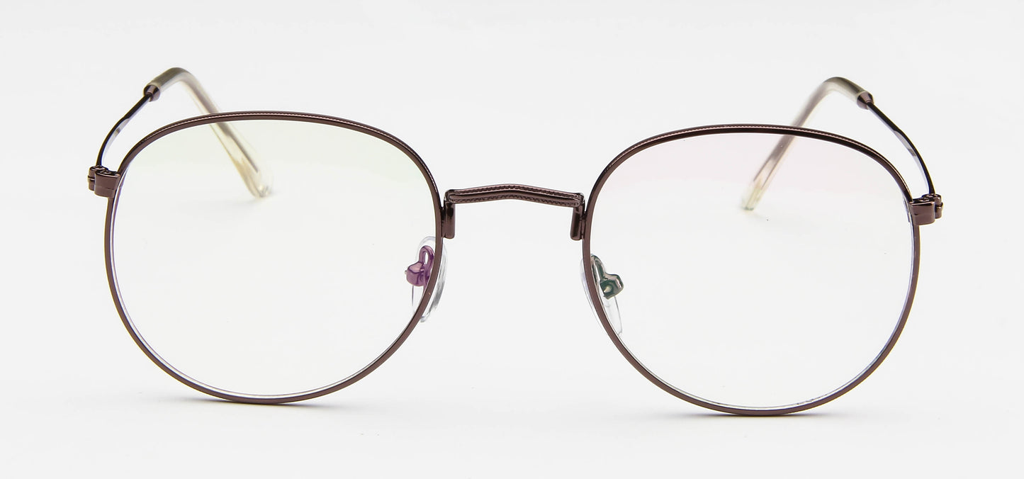 Sunglasses Women Round Glasses Metal Small Frame Eyeglasses