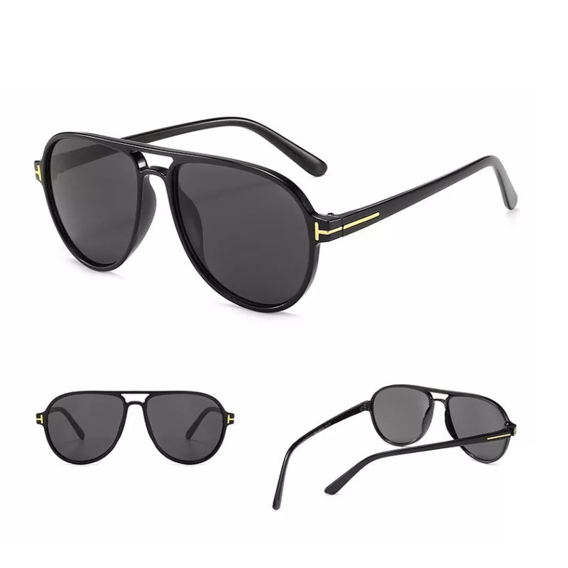 Classic and stylish Fashion Mens Black Sunglasses Retro Vintage Shades Designer UK UV400